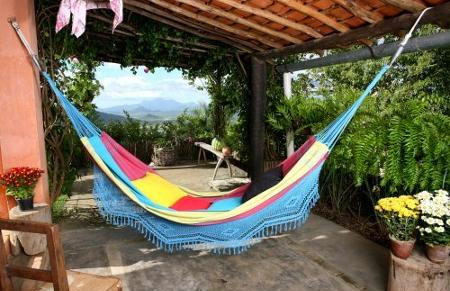 See How Fringe Hammock Adds Style To Deck For $75 Brazilian Fringe Hammock - See How Fringe Hammock Adds Style To Deck For $75