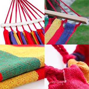 Breathable Cotton Fabric, Wood Spreader Bar and Durable Design make Ecuadorian Hammock Very Comfortable for Sleeping