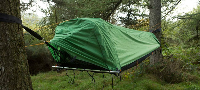 Side View of Crua Hybrid Hammock