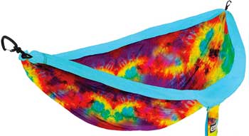 ENO Rainbow Tie Dye Hammock for Camping, Travel