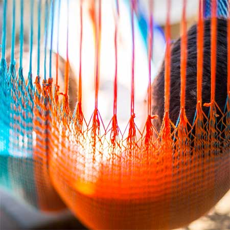 Fine Hammock Weave on Kilauea Yellow Leaf Hammock