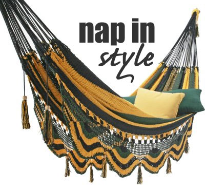 Mayan Crochet Hammock with Fringe: Nap in Style