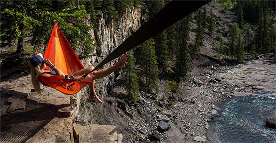 Sedona Yellow Leaf Hammock on Camping Trip