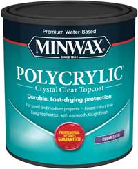 Polycrylic Water Based Wood Sealer for Hammock Frame