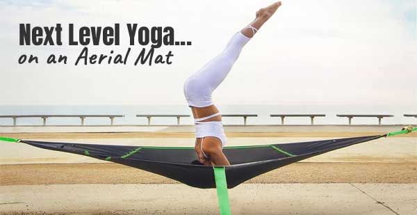 How to Practice Yoga on a 3-Point Floating Aerial Mat